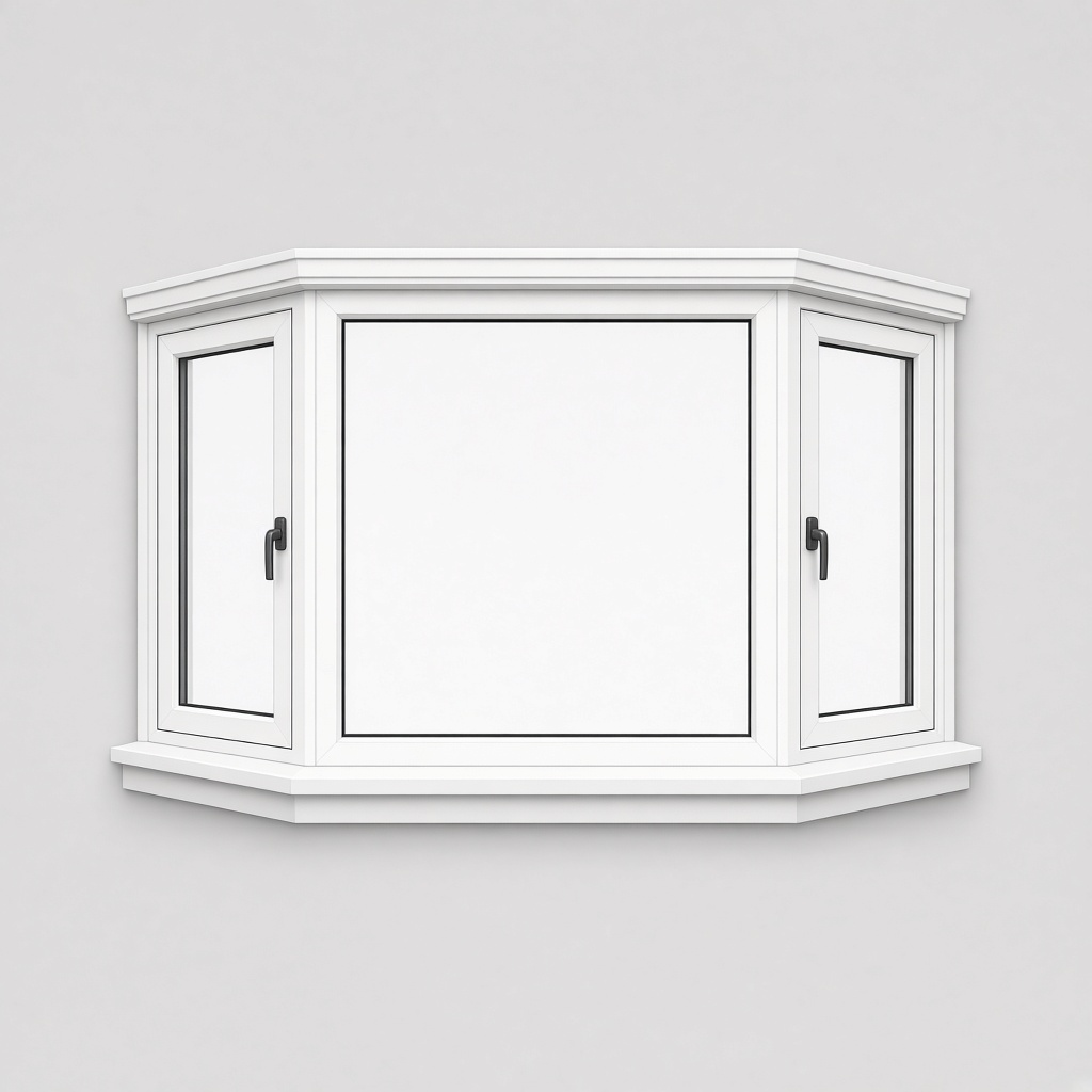 Bay or bow window exterior
