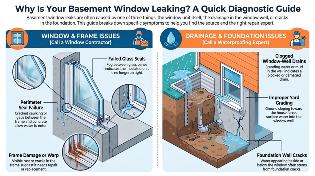Why Do Basement Windows Leak After Heavy Rain
