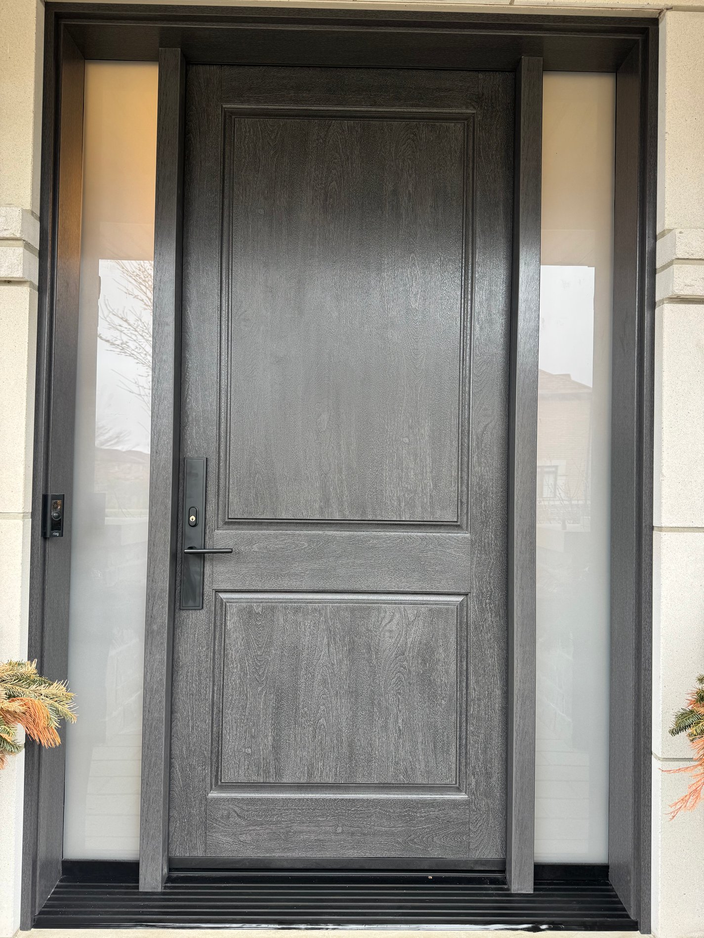 Modern front door entrance