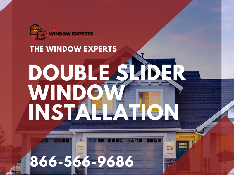double slider window installation