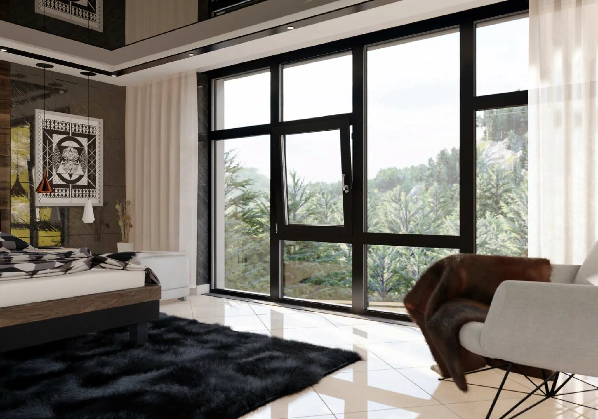 Premium aluminum window system installed Toronto