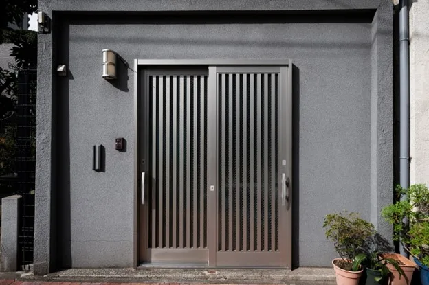 modern steel frame doors
